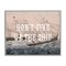 Stupell Industries Don't Give Up Ship Framed Giclee Wall Art Design by Daphne Polselli